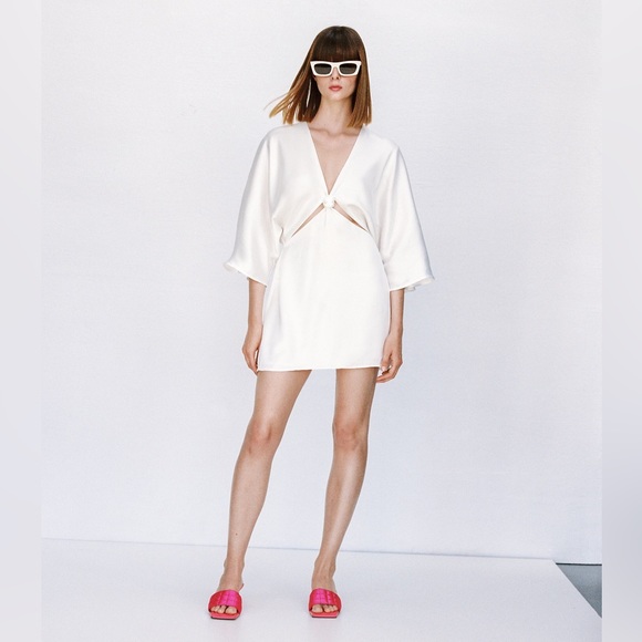 SATIN MULES WITH PADDED DETAIL - Picture 5 of 14